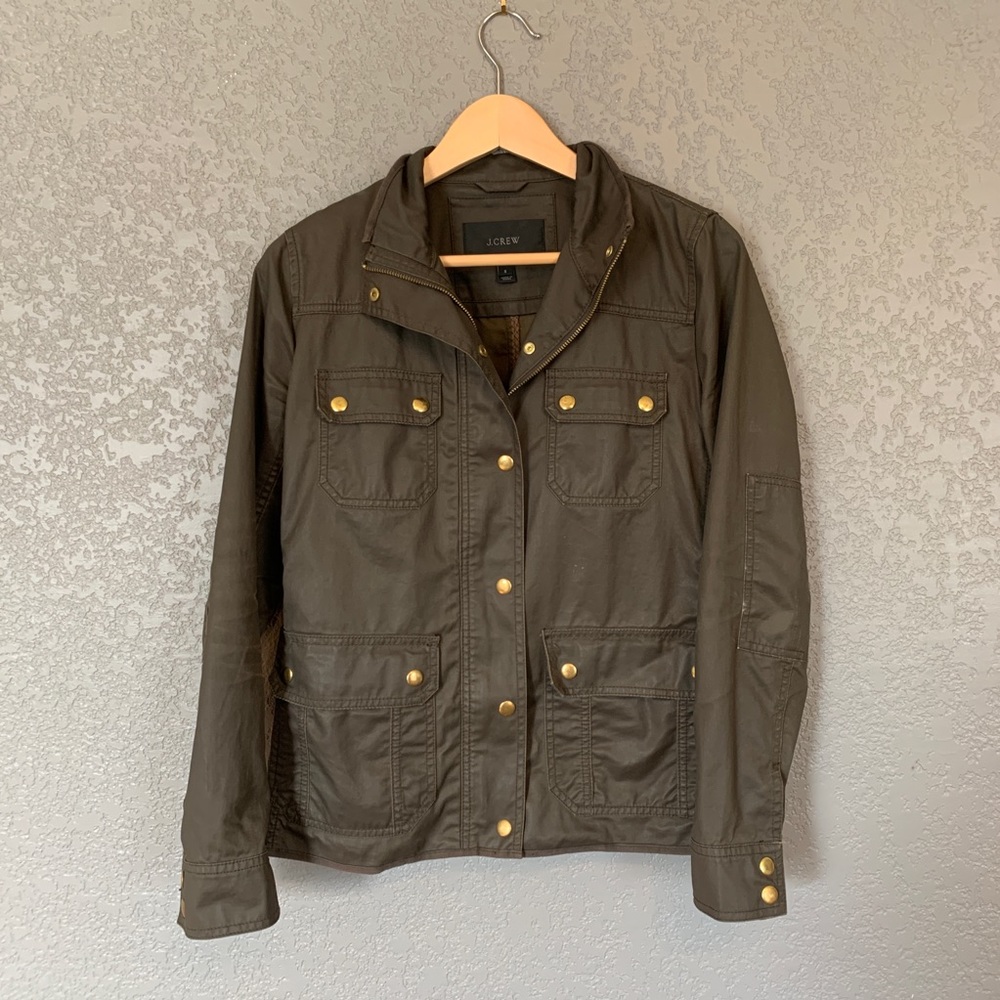 J.Crew Waxed Canvas Field Jacket